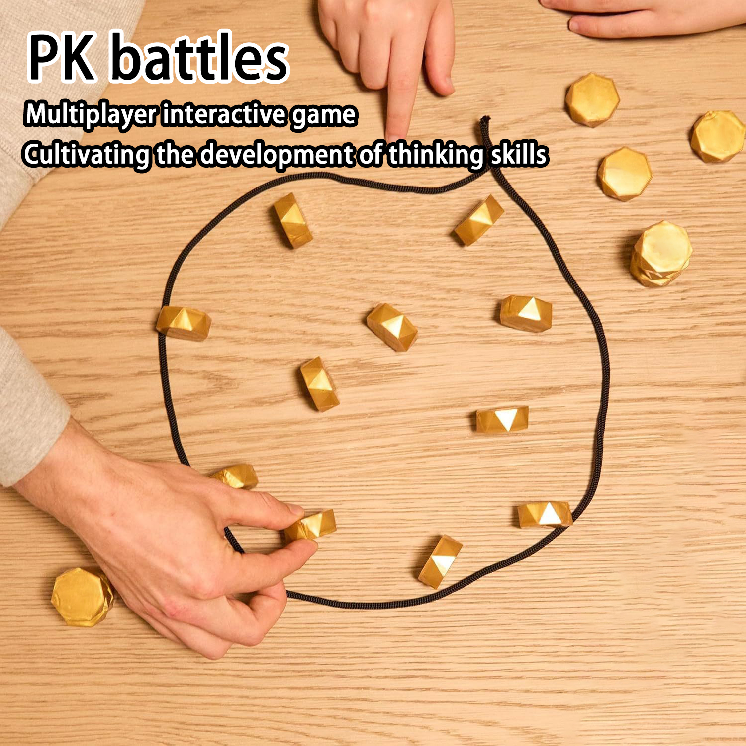Strategy Board Game - Magnetic Gold Nuggets, Chess, Magnetic Attraction,