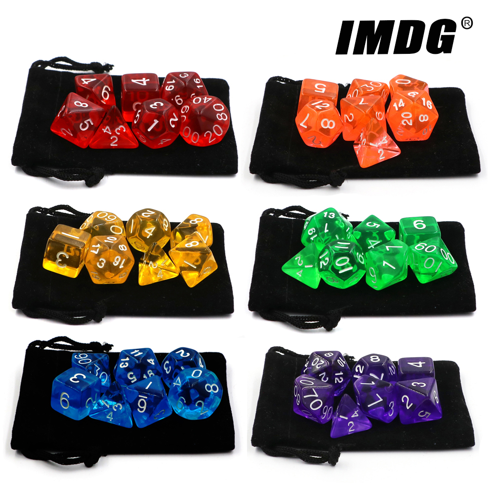 Dice Tower Wooden - IMDG New 7pcs/set Creative RPG Game