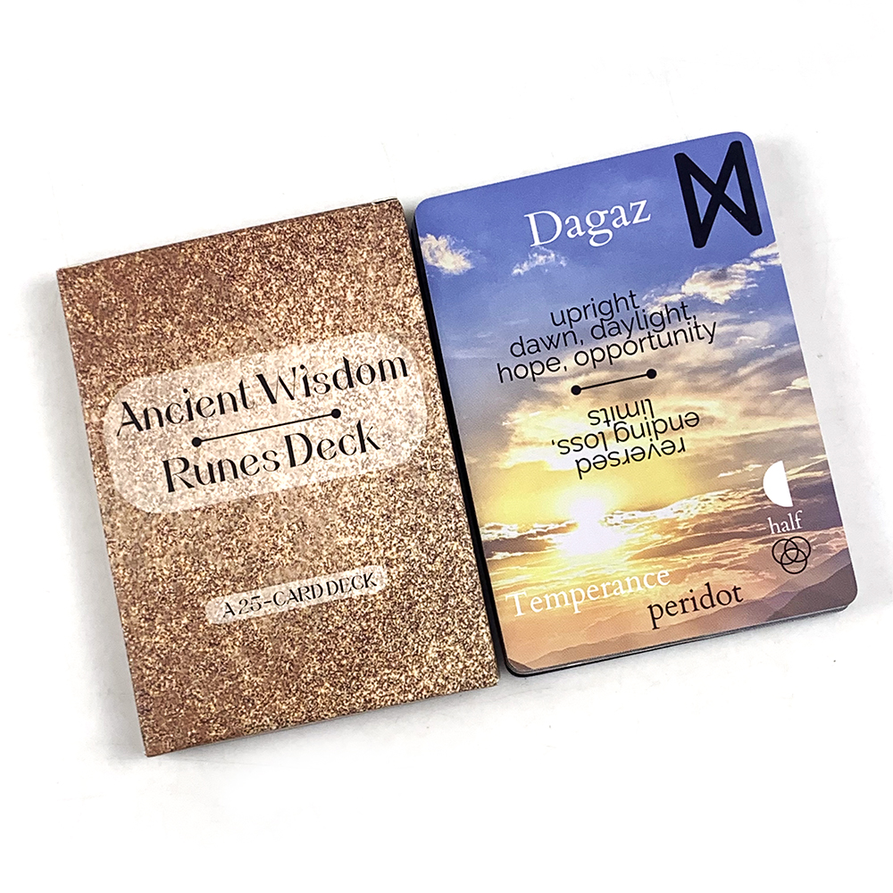 Board Game Inspiration - Ancient Wisdom Runes Deck 25 Exquisite