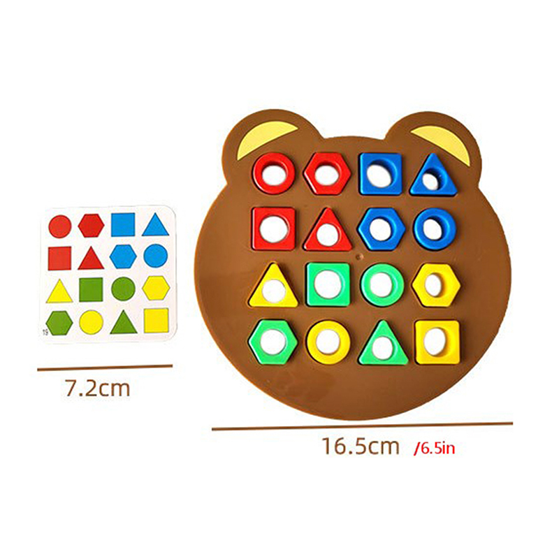 Board Game Quick - New 1Pc Children Puzzles Geometric Shape