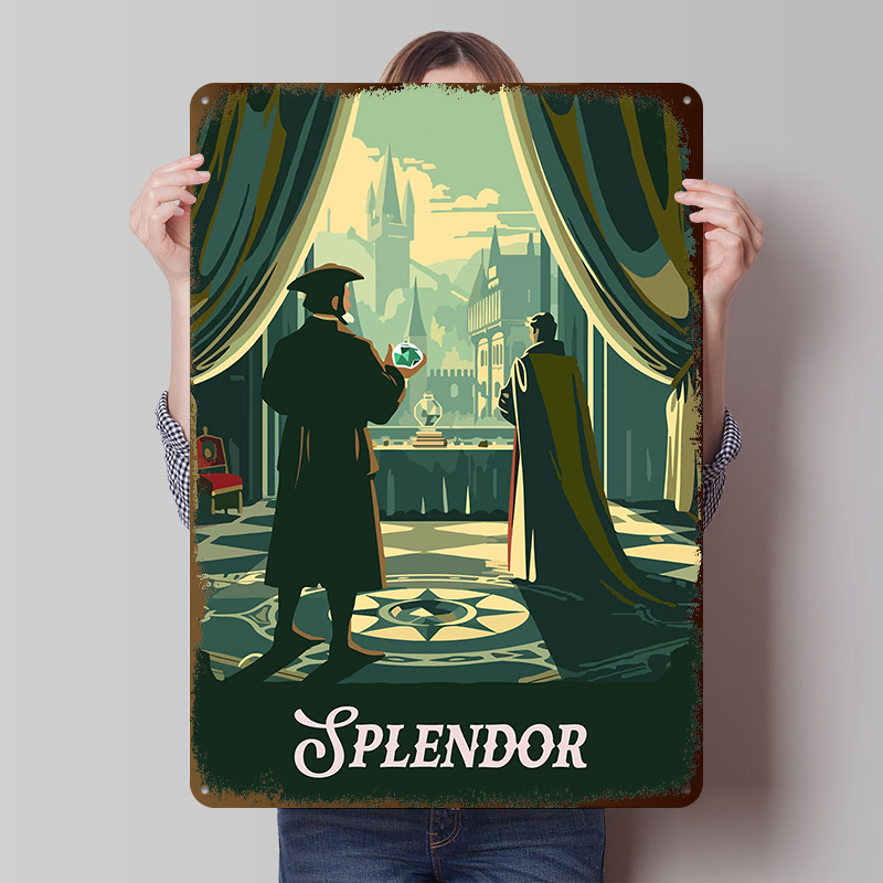 Board Game Inspiration - Splendor Board Game Inspired Metal Poster