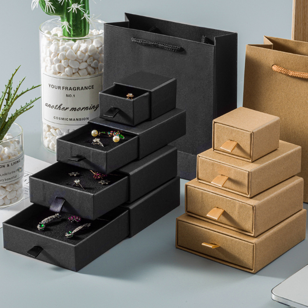 Token Tray Organizer - 10pcs Creative Drawer Jewelry Packaging Box