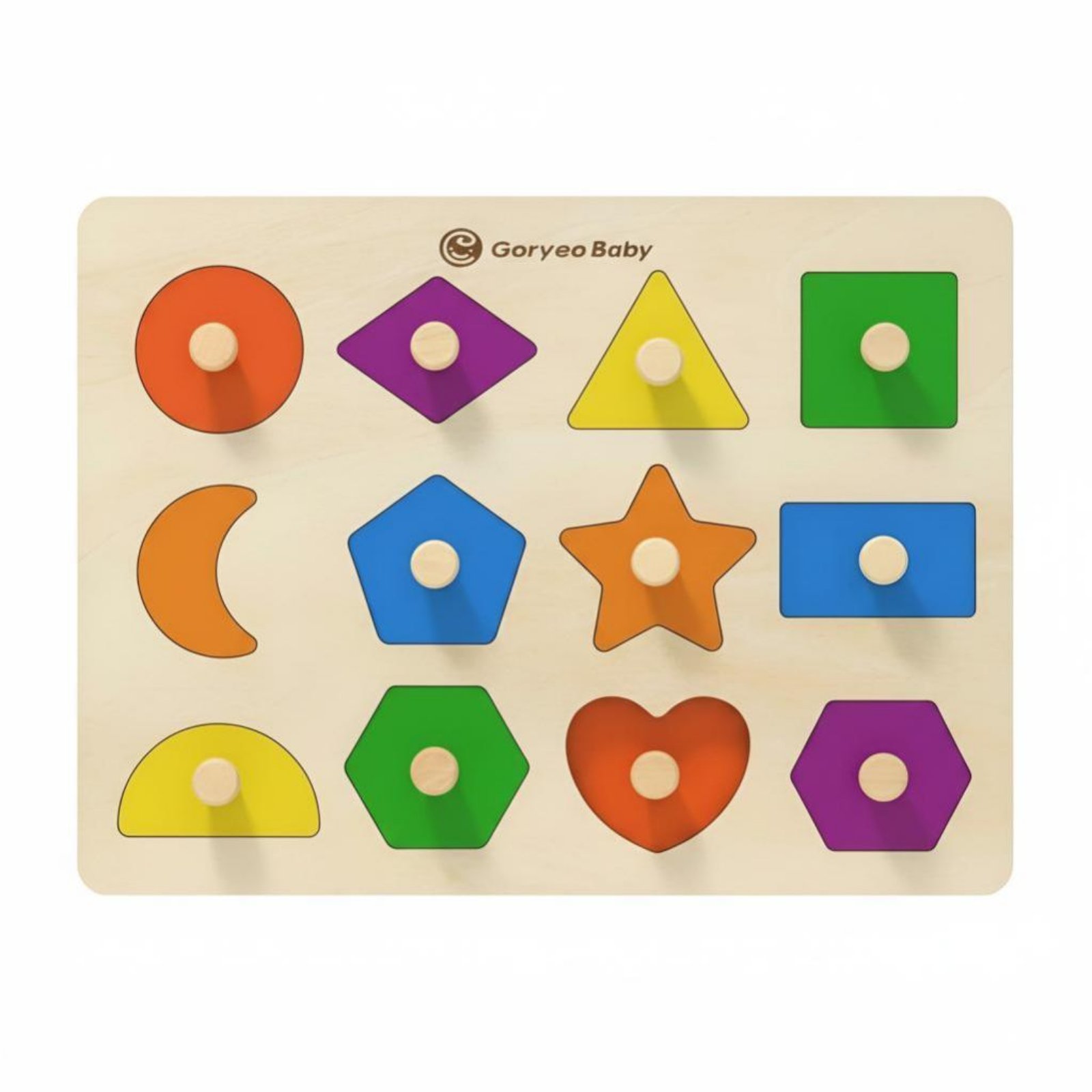 Board Game Is - Number Game Board, Wooden Shape Toy,