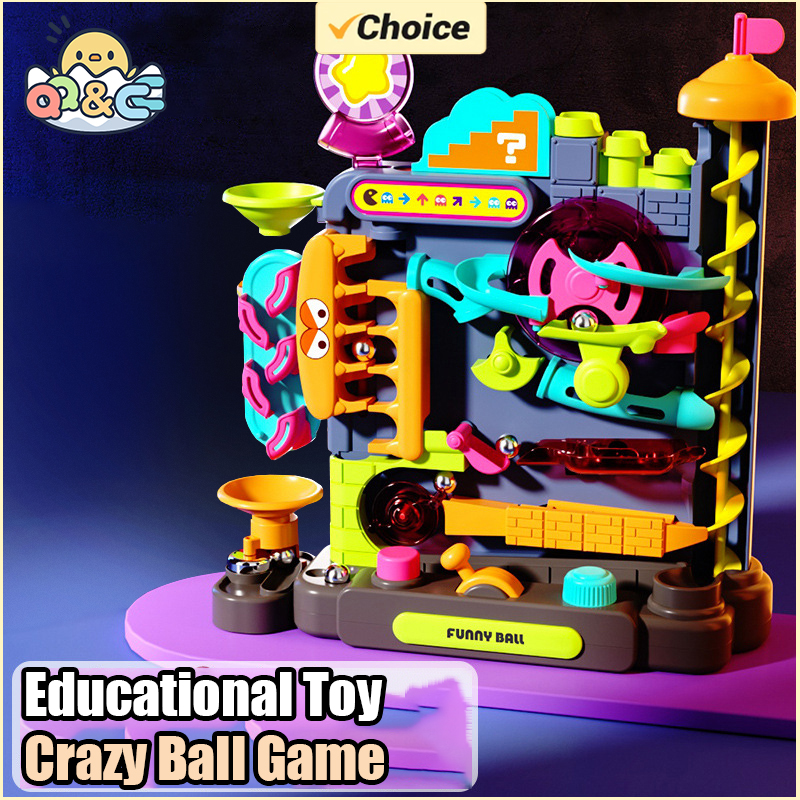 Board Game Race Track - Puzzle Ball Track Race Run Building