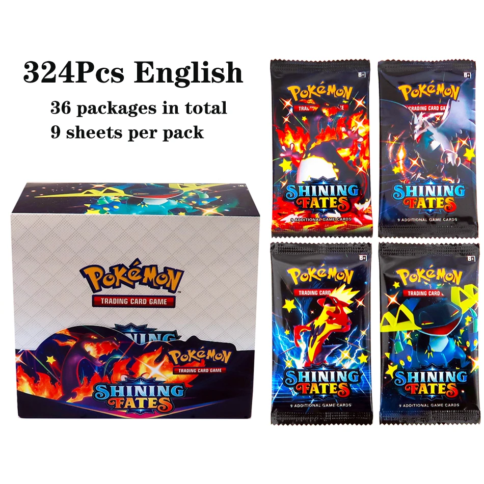 324Pcs/box Pokemon TCG: Shinin - Board Game Movie incelemesi ve fiyatı