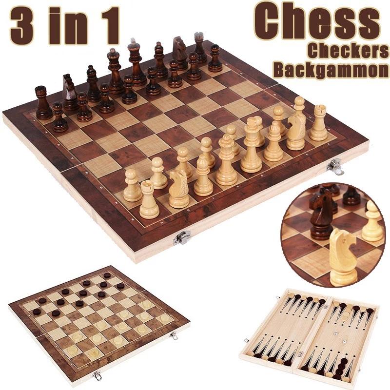 3 in 1 Chess Board, Folding Wo - Board Game Operation incelemesi ve fiyatı