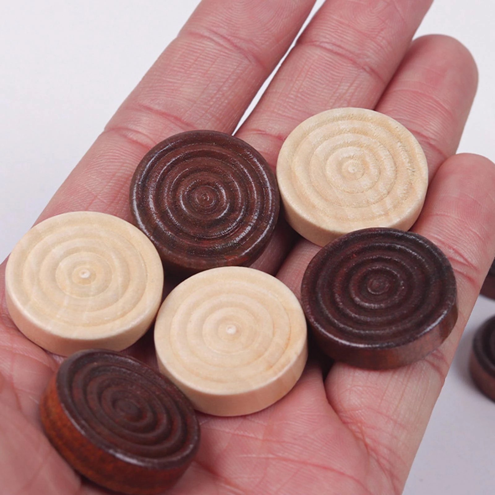 30Pcs/set Wooden Round Checker - Board Game Operation incelemesi ve fiyatı