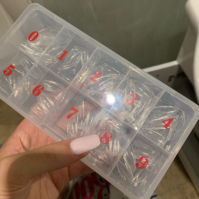 1box Empty Nail Tips Organizer - Token Tray Organizer incelemesi ve fiyatı