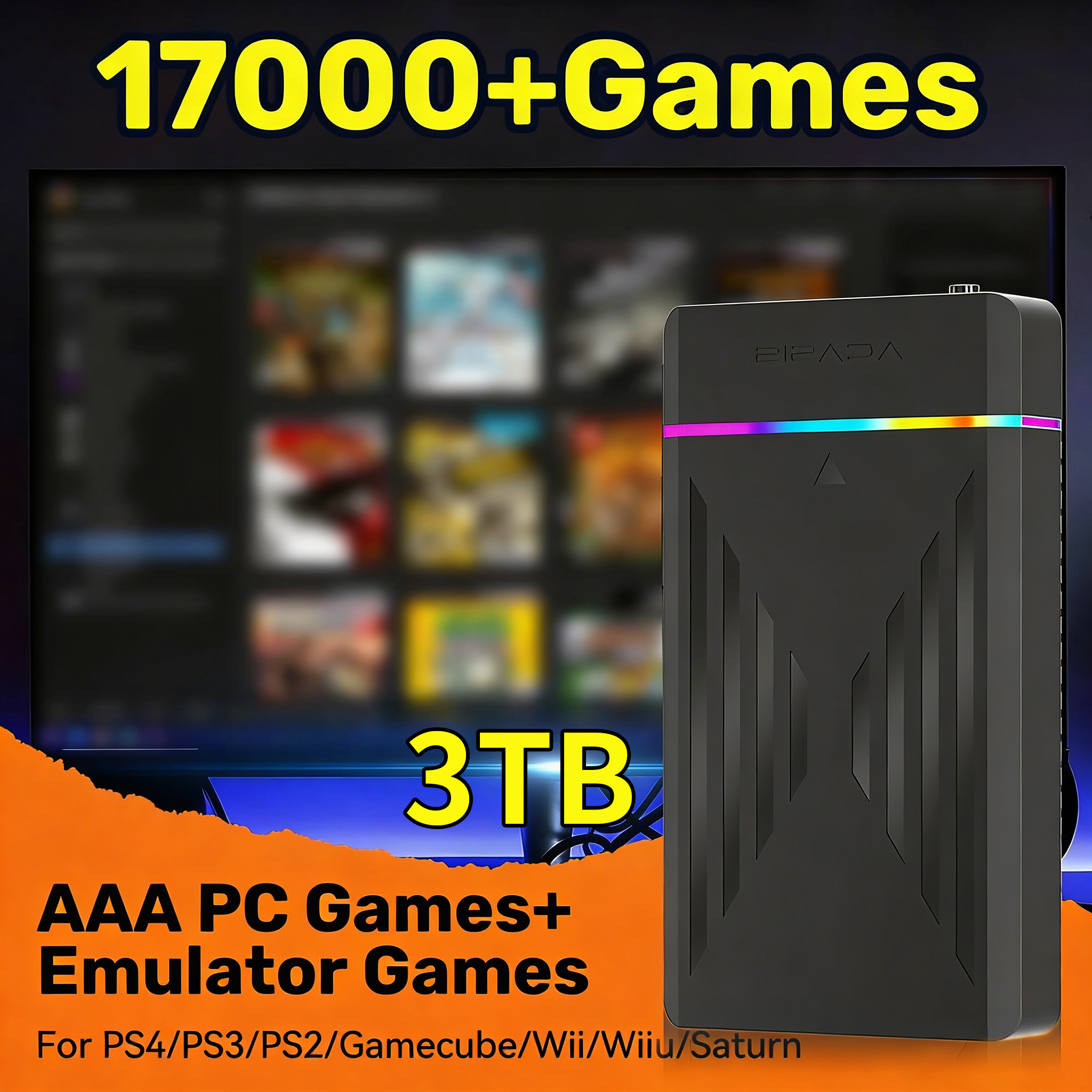 Portable 3TB Gaming HDD Video  - Board Game Journal incelemesi ve fiyatı