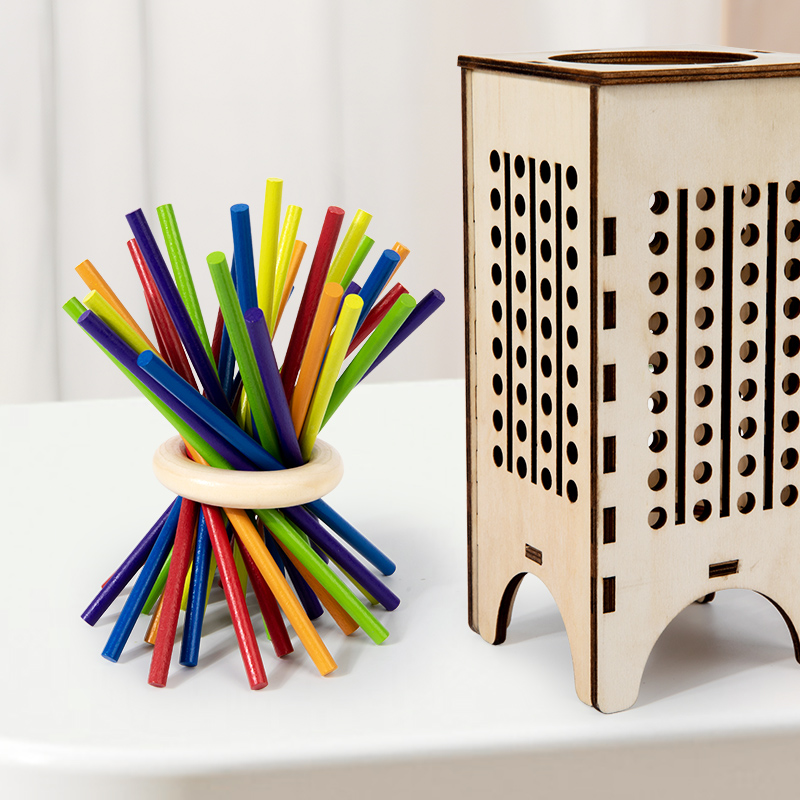 Montessori Game Wooden Stick T - Dice Tower Wooden incelemesi ve fiyatı