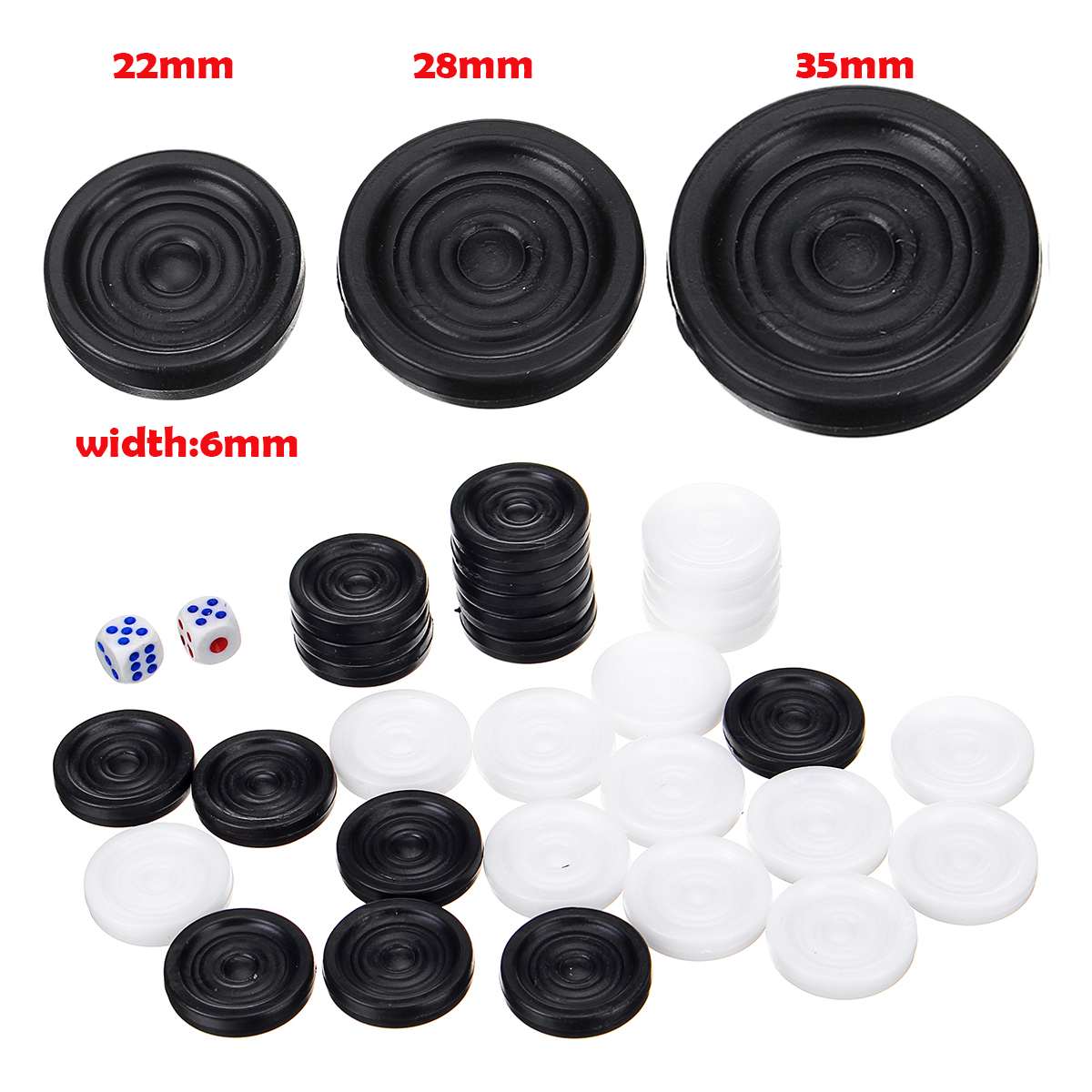 32 PCS Backgammon Chess Piece  - Board Game Operation incelemesi ve fiyatı