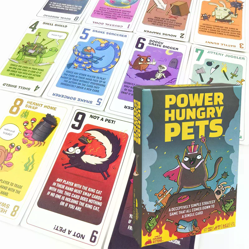Power Hungry Pets Card Game Fa - Strategy Board Game incelemesi ve fiyatı