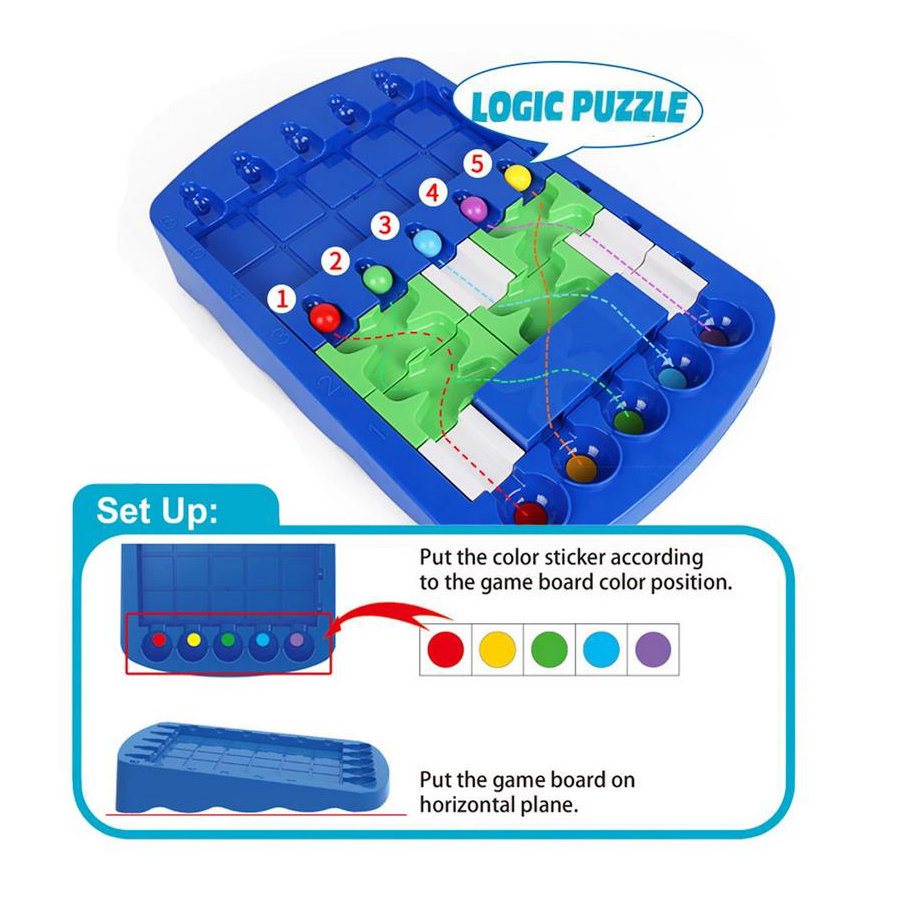 IQ Logical Route Puzzle Bead M - Board Game Race Track incelemesi ve fiyatı
