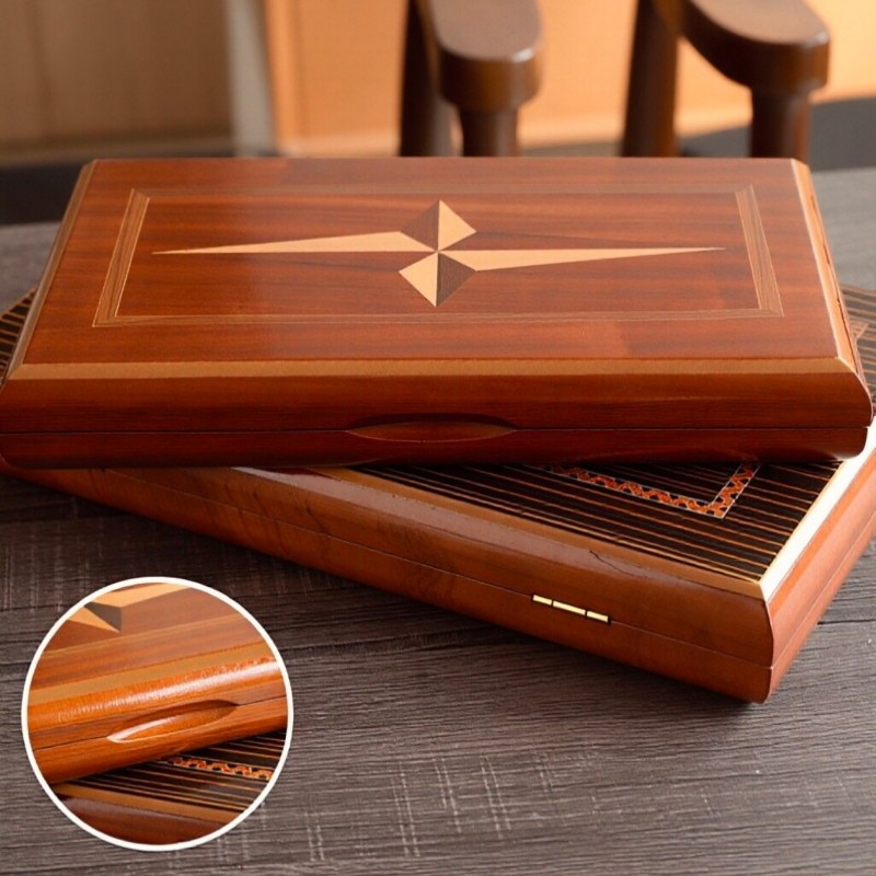Solid Wood Backgammon 11-19 In - Board Game Operation incelemesi ve fiyatı