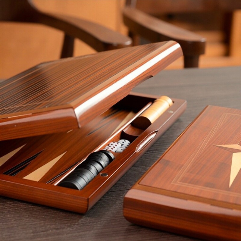 Solid Wood Backgammon 11-19 In - Board Game Operation incelemesi ve fiyatı