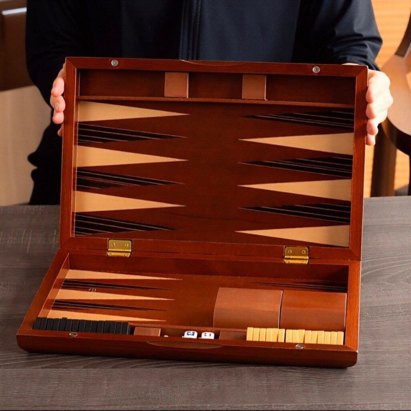 Solid Wood Backgammon 11-19 In - Board Game Operation incelemesi ve fiyatı