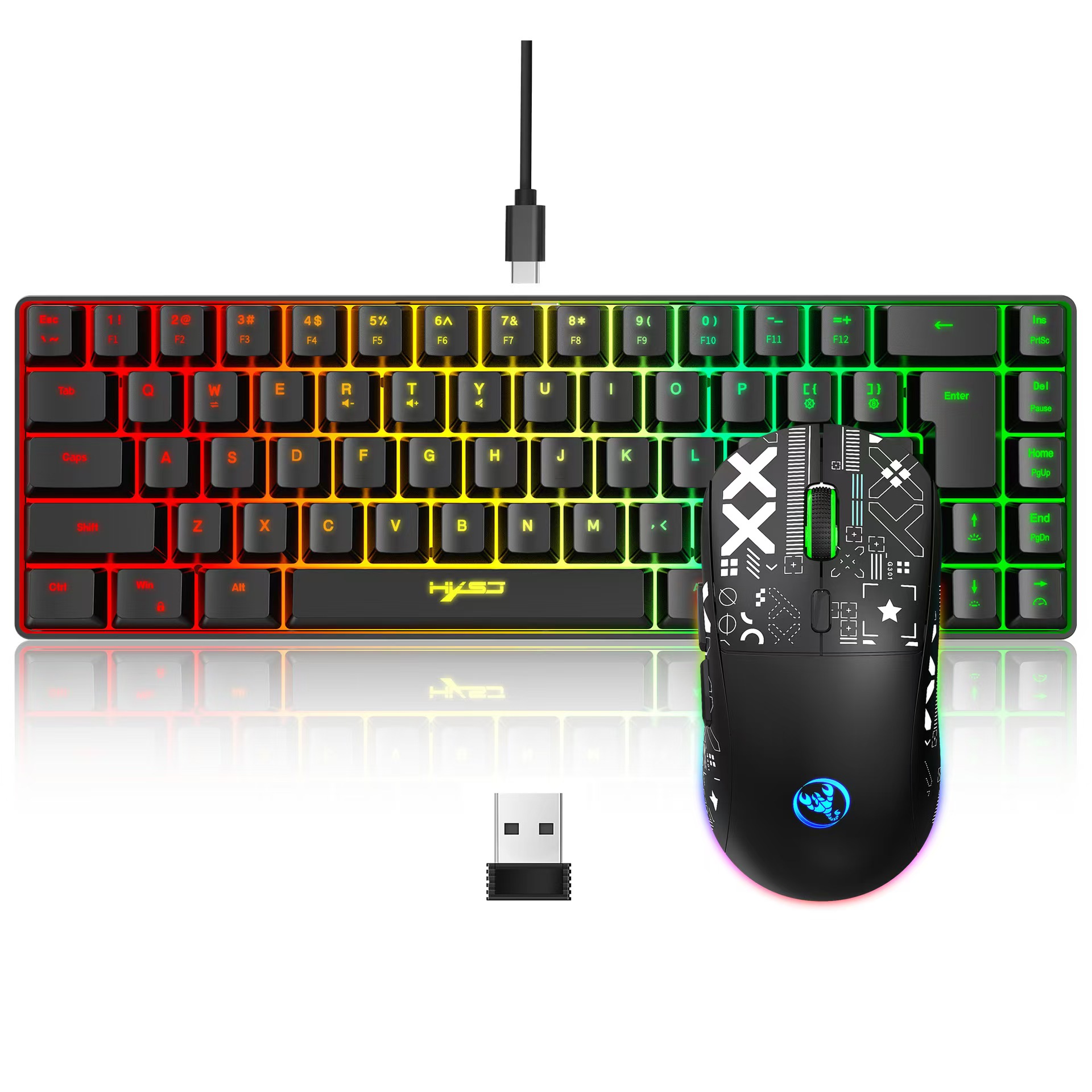 60% gaming Keyboard and mouse  - Board Game Journal incelemesi ve fiyatı
