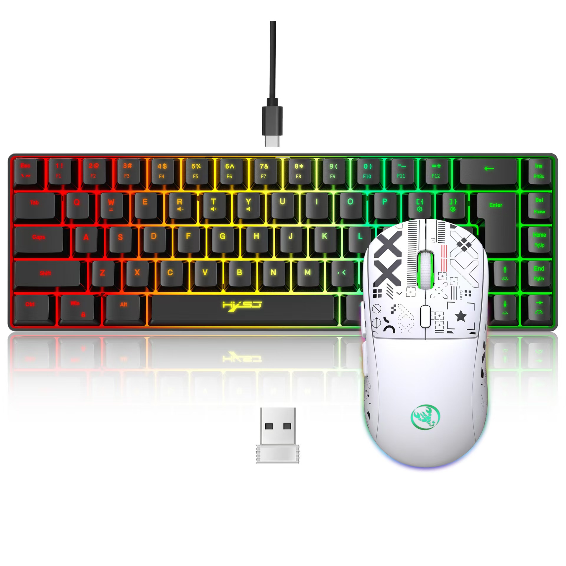 60% gaming Keyboard and mouse  - Board Game Journal incelemesi ve fiyatı