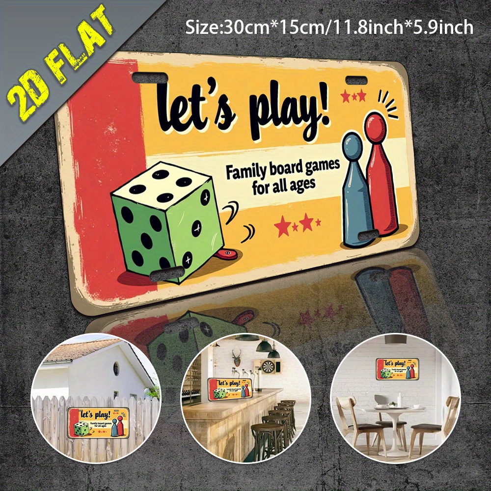 2D Flat, 1pc Aluminum Metal Si - Board Game Cafe incelemesi ve fiyatı