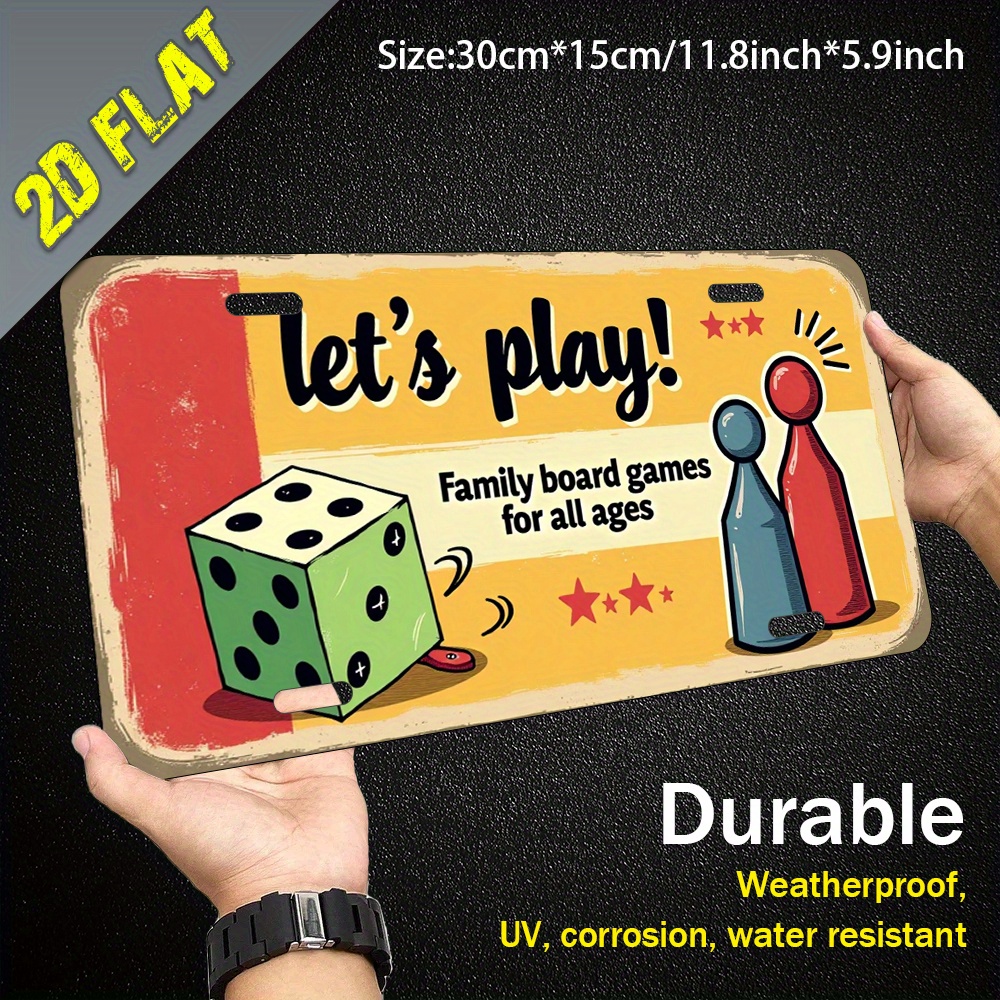 2D Flat, 1pc Aluminum Metal Si - Board Game Cafe incelemesi ve fiyatı