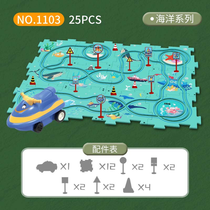 Montessori Electric Rail Car R - Board Game Race Track incelemesi ve fiyatı