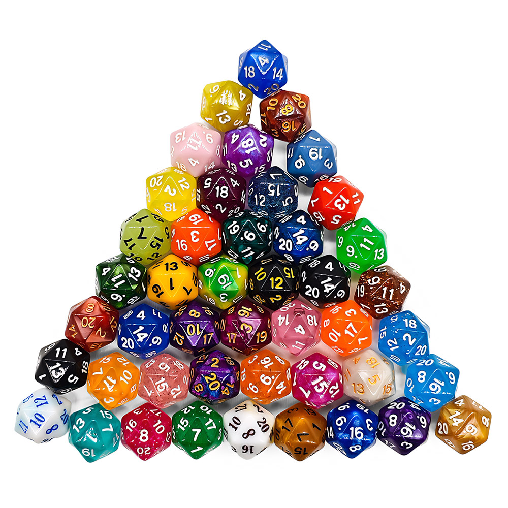60Pcs Multi-Sided Dices Mixed  - Board Game Heat incelemesi ve fiyatı