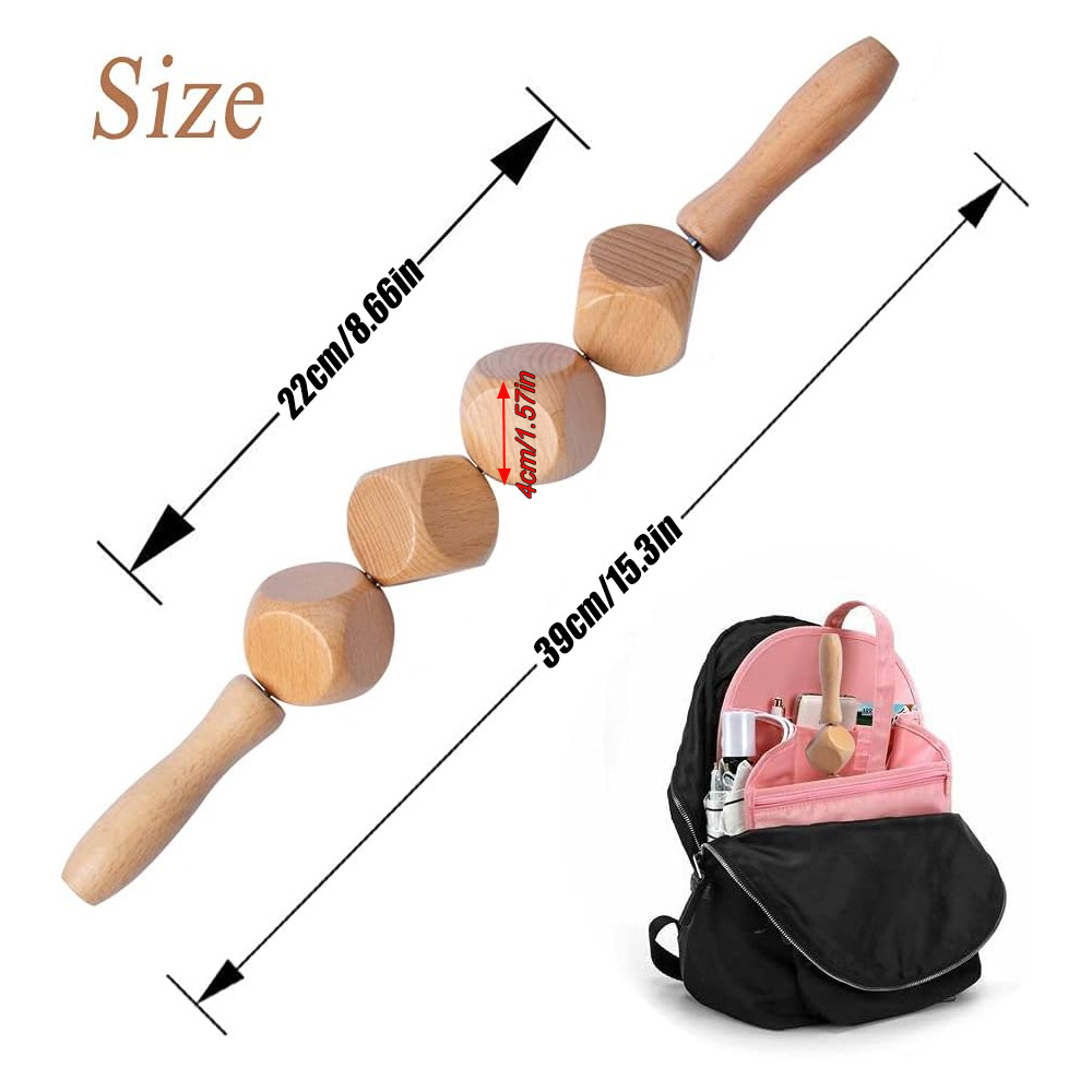 1Pc Wooden Massage Roller,Cube - Dice Tower Wooden incelemesi ve fiyatı