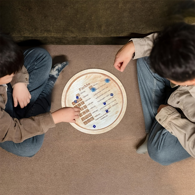1 Wooden Farkle Dice Tray with - Board Game Is incelemesi ve fiyatı