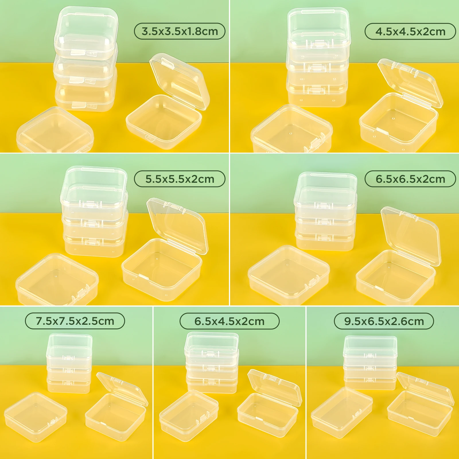 10Pcs Storage Box Transparent  - Token Tray Organizer incelemesi ve fiyatı