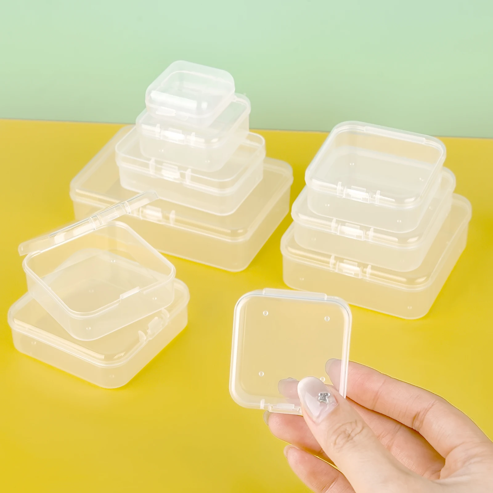 10Pcs Storage Box Transparent  - Token Tray Organizer incelemesi ve fiyatı