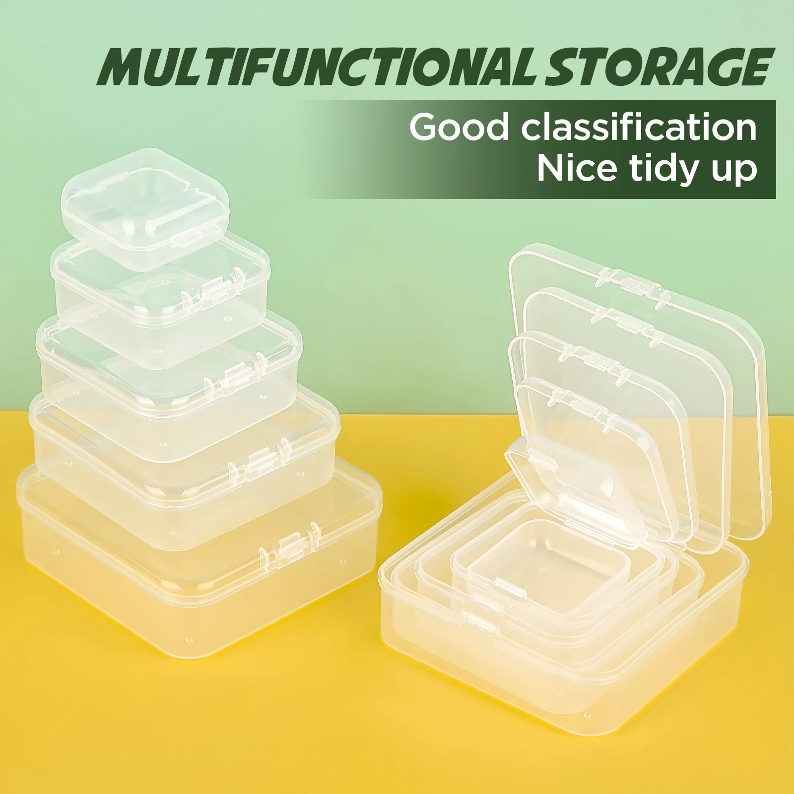 10Pcs Storage Box Transparent  - Token Tray Organizer incelemesi ve fiyatı