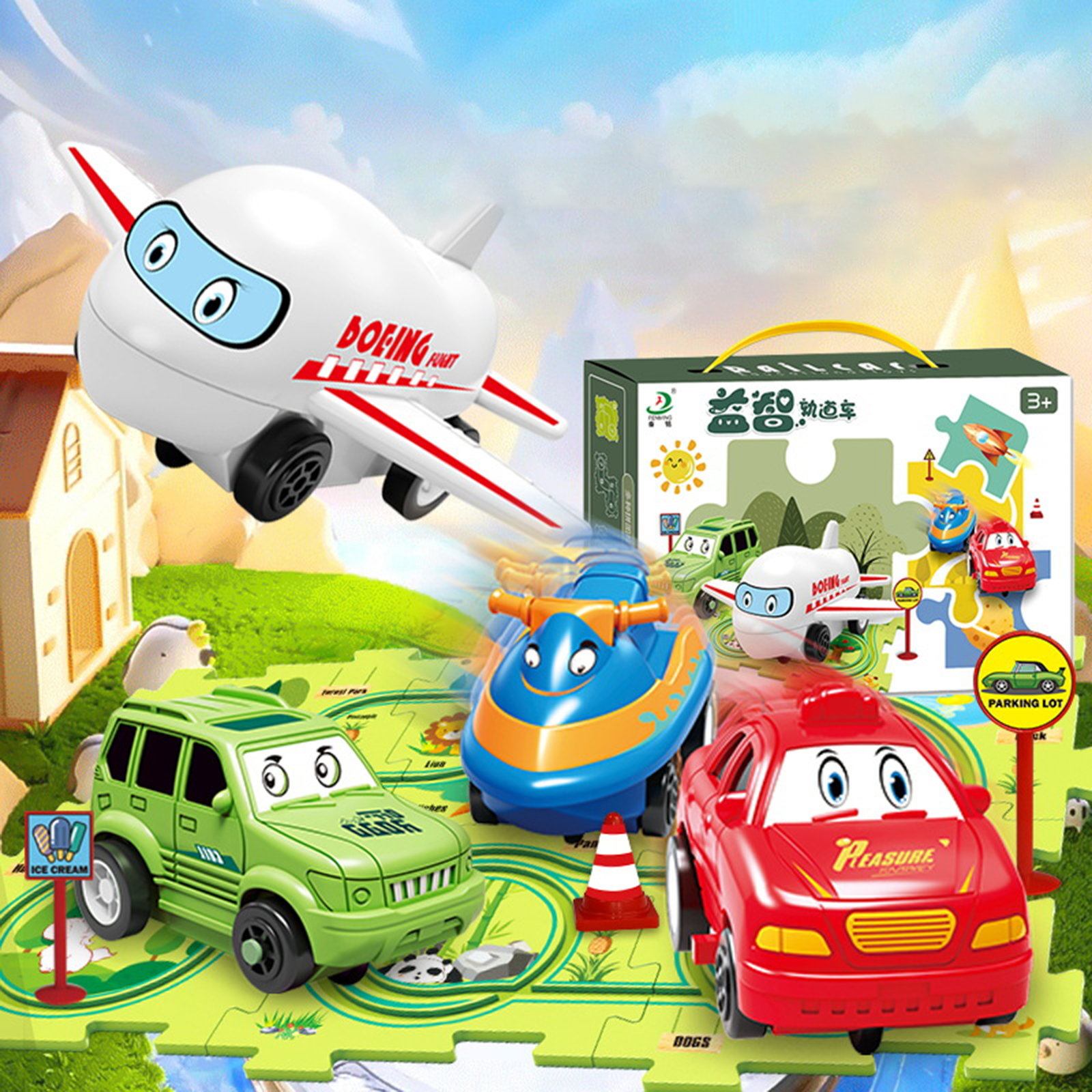 Children's Puzzle Electric Rai - Board Game Race Track incelemesi ve fiyatı