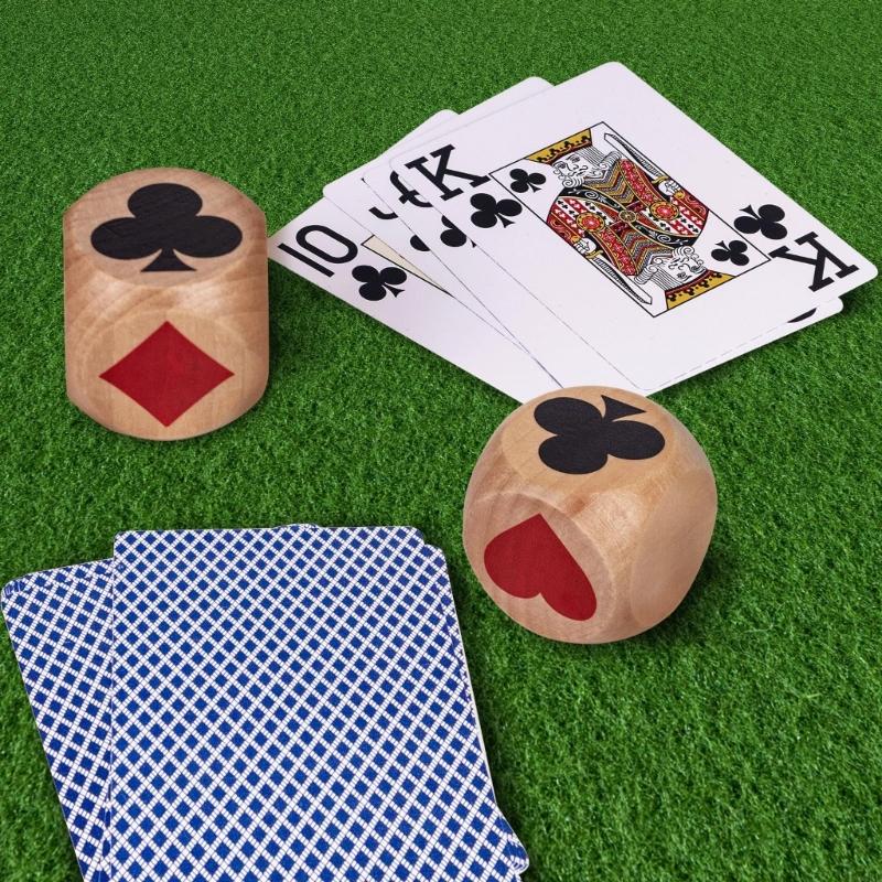2Pcs Double trumps Marker Dice - Dice Tower Wooden incelemesi ve fiyatı
