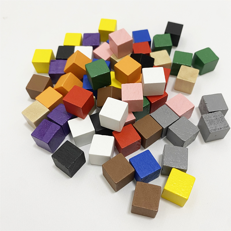 50Pcs/lots 10mm Colorful Wood  - Dice Tower Wooden incelemesi ve fiyatı