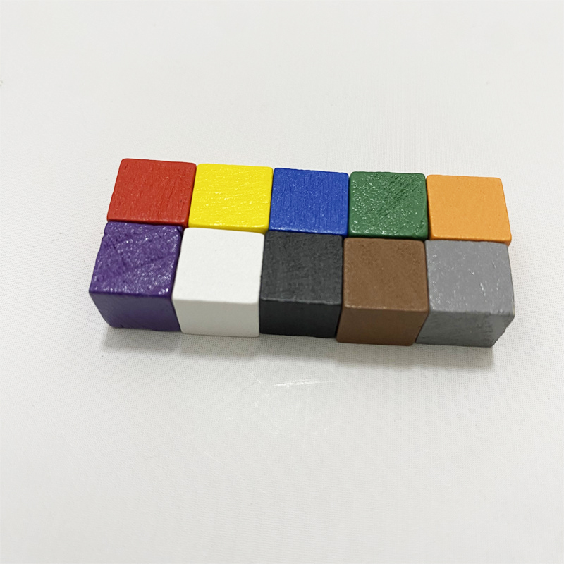 50Pcs/lots 10mm Colorful Wood  - Dice Tower Wooden incelemesi ve fiyatı
