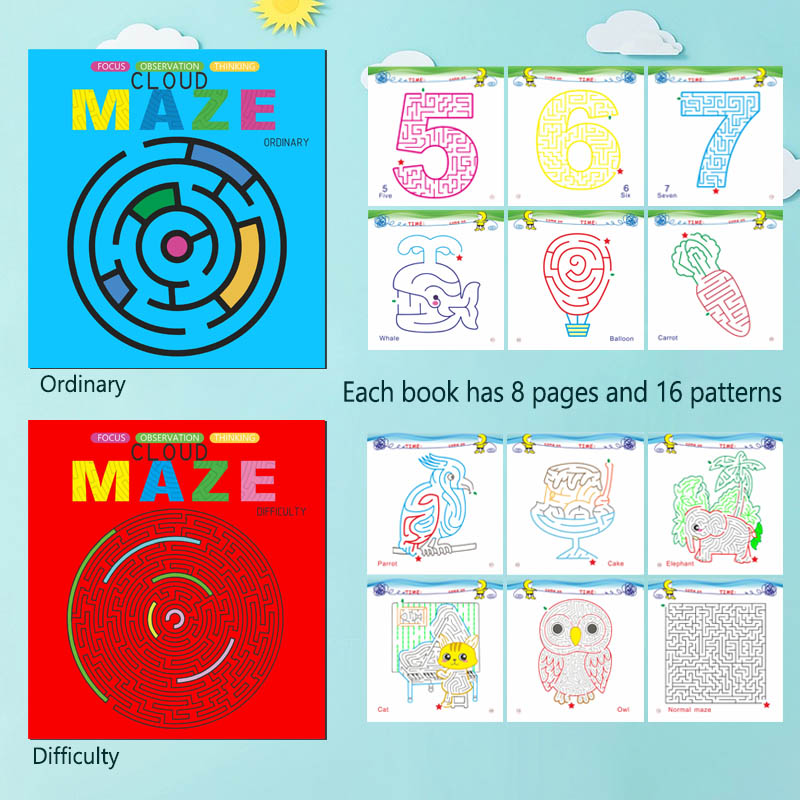Labyrinth Coloring Book, Child - Board Game Qwirkle incelemesi ve fiyatı