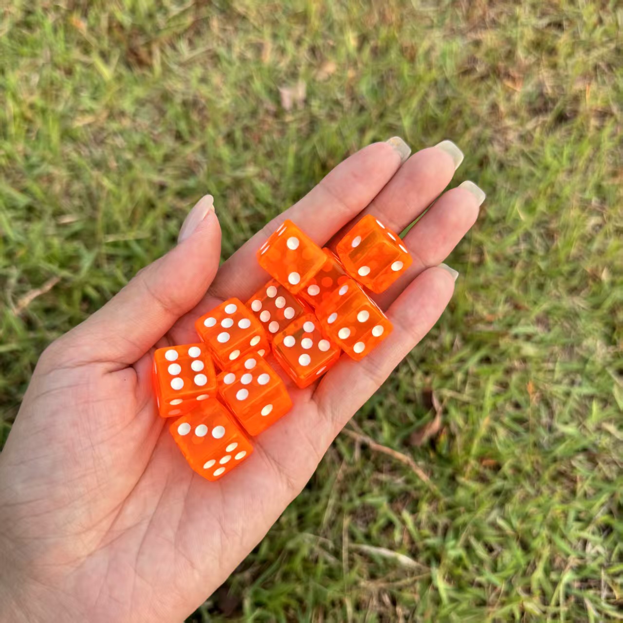 10Pcs/Set 16mm Transparent Col - Dice Tower Wooden incelemesi ve fiyatı