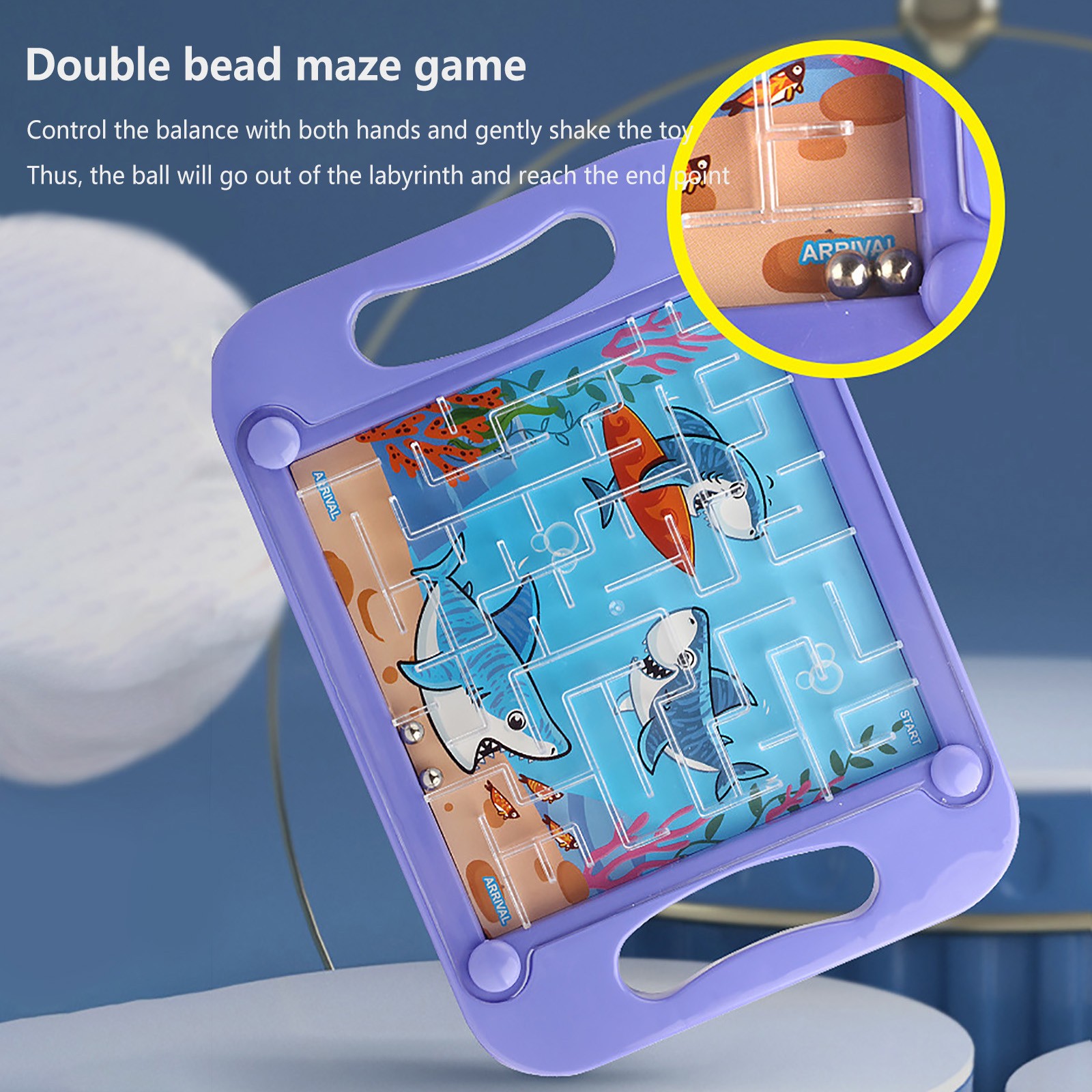 3D Maze Ball Kids Balance Grav - Board Game Qwirkle incelemesi ve fiyatı