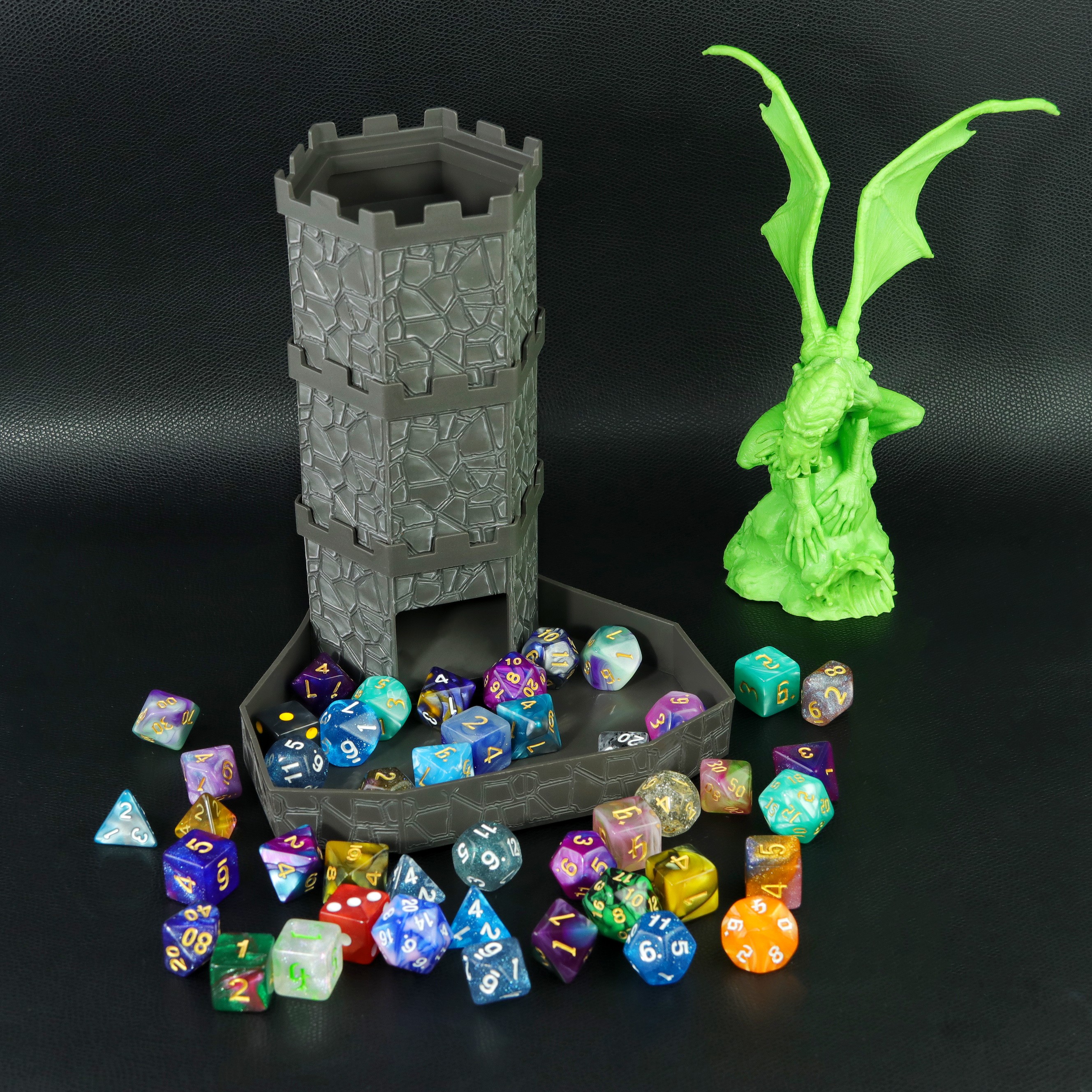 Dice Tower with Bricks Castle  - Dice Tower Wooden incelemesi ve fiyatı