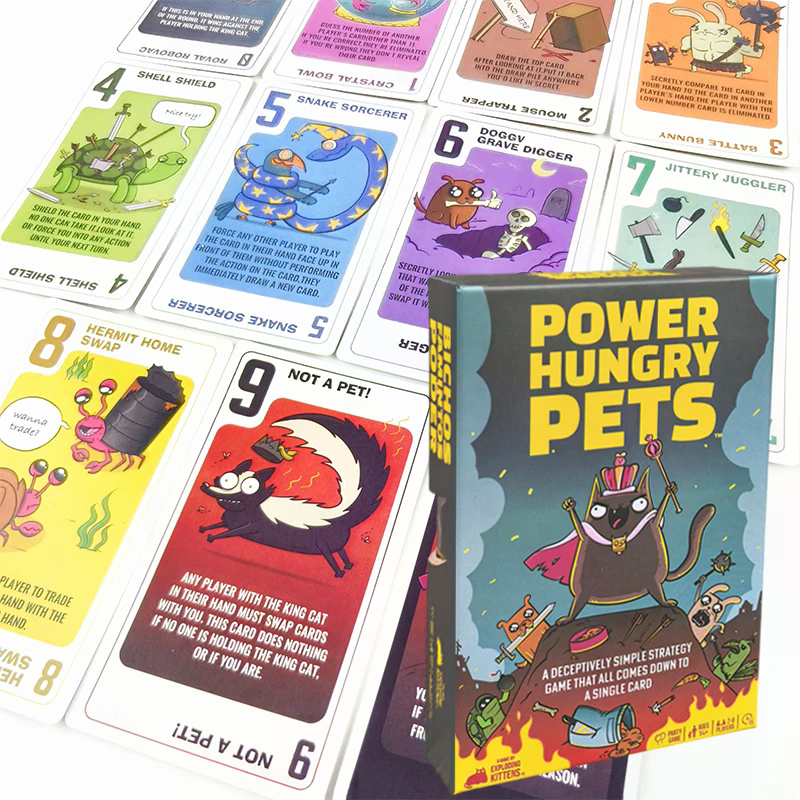 Power Hungry Pets Card Game Fa - Strategy Board Game incelemesi ve fiyatı