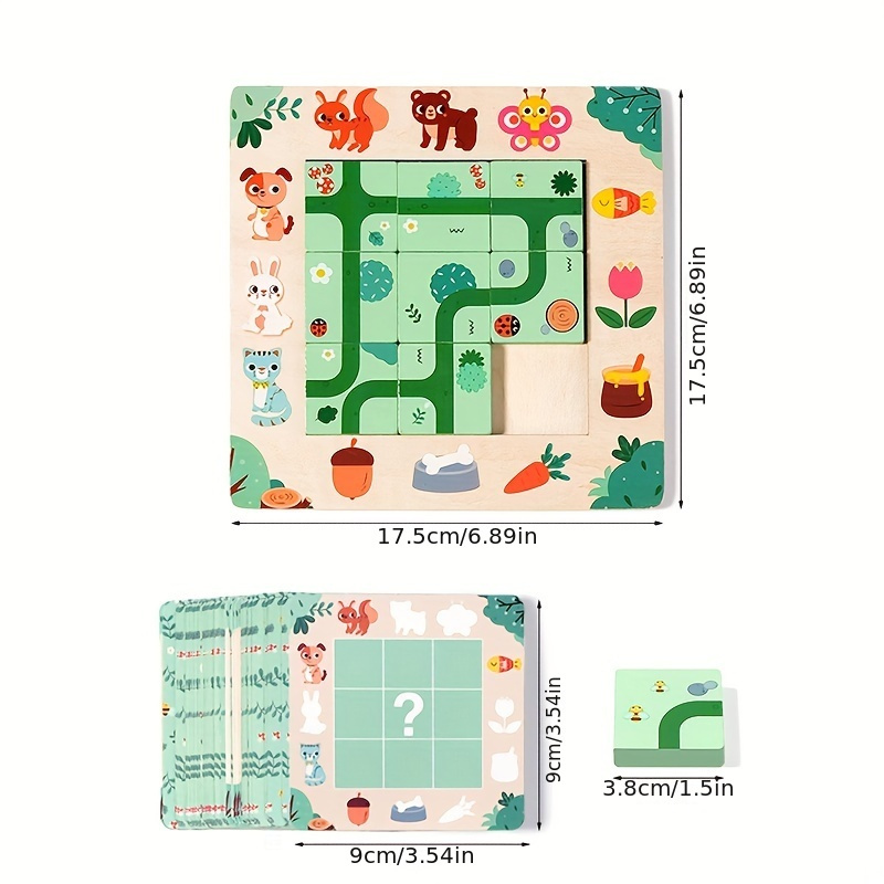 Wooden Finding Route Puzzle Lo - Board Game Qwirkle incelemesi ve fiyatı