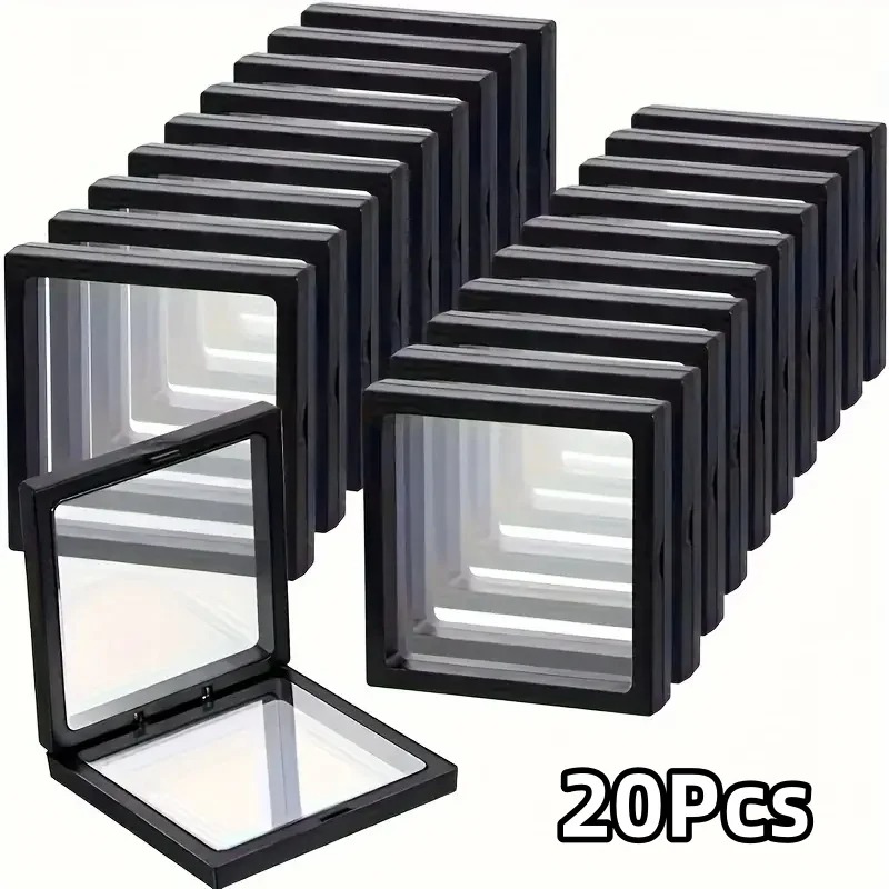 20Pcs Clearview 3D Floating Di - Token Tray Organizer incelemesi ve fiyatı