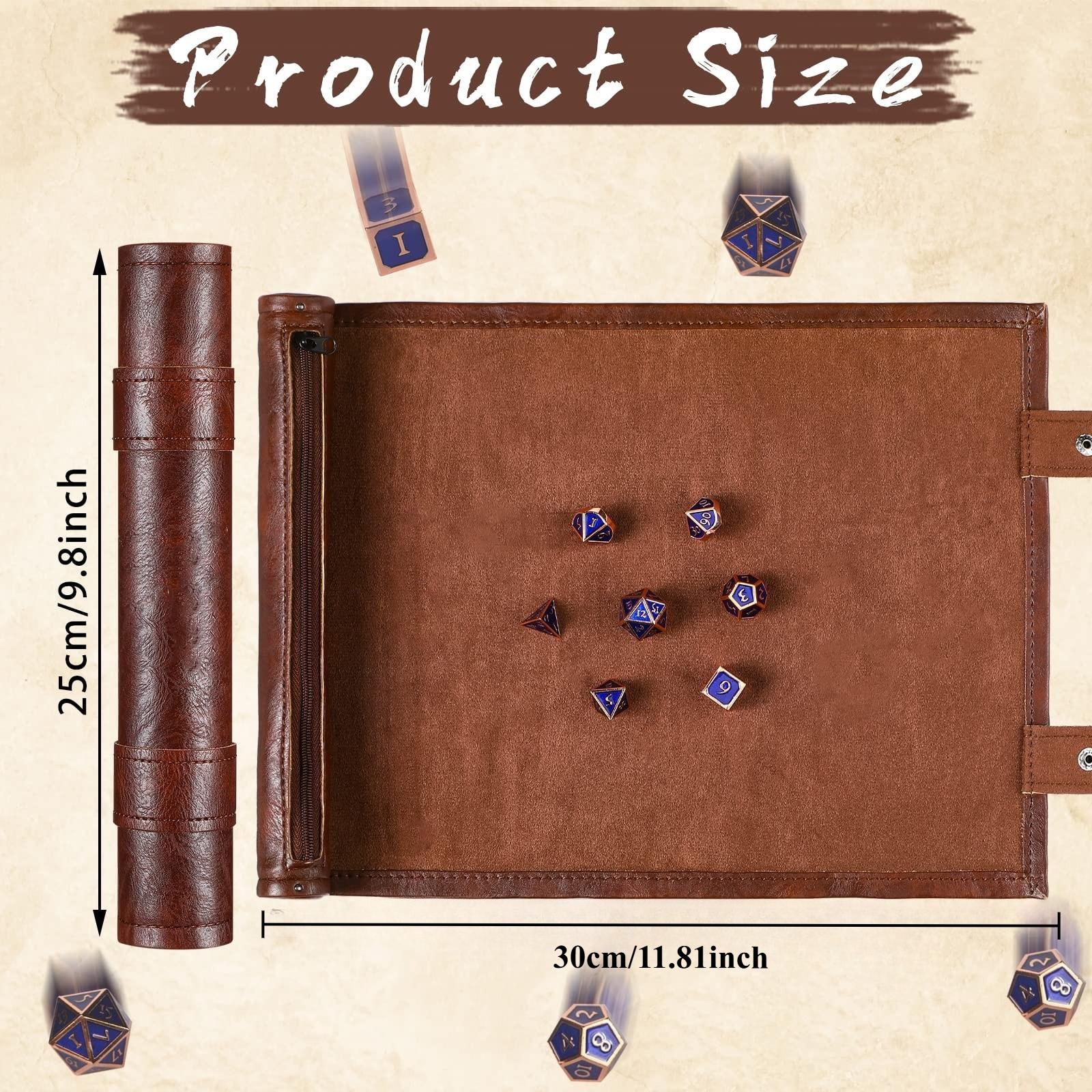 Folding Dice Tray Rolling Mat  - Dice Tower Wooden incelemesi ve fiyatı