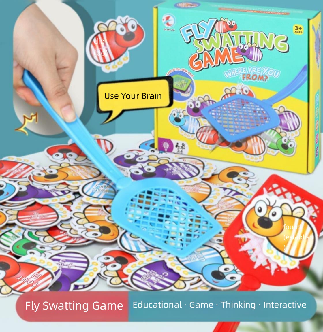 Fly Swatter Game for Kids Educ - Board Game Quick incelemesi ve fiyatı